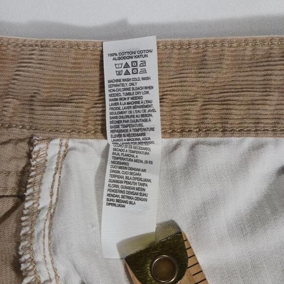Lucky Brand 221 Original Straight Cotton Pants Men’s Size 38Wx30L Brown Corduroy - Picture 6 of 16